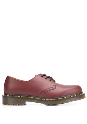Dr. Martens stitch detailed Derby shoes - Red