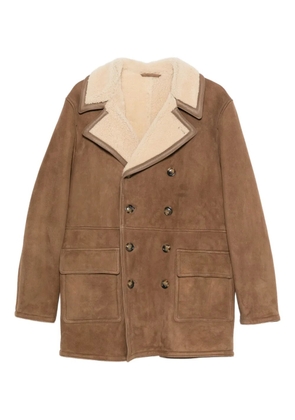 Valstar double-breasted jacket - Brown