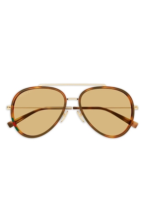 Gucci Eyewear GG1981S pilot-frame sunglasses - Gold