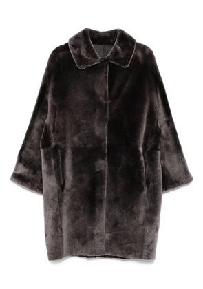 Manzoni 24 lamb shearling coat - Grey