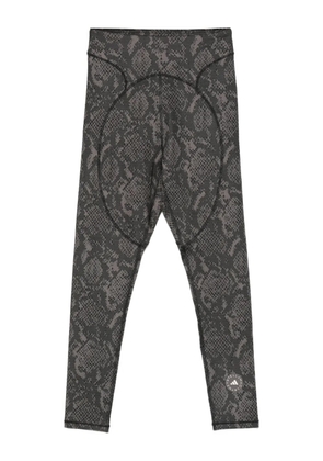 adidas by Stella McCartney TruePurpose snakeskin-print leggings - Black
