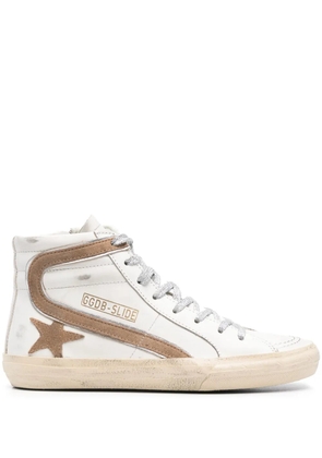 Golden Goose Slide hi-top sneakers - White