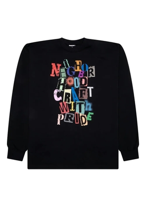 Neighborhood long-sleeve graphic sweatshirt - Black