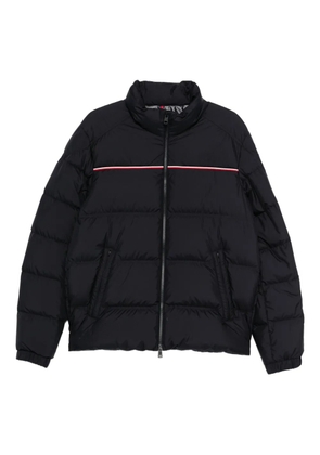 Moncler logo-patch padded jacket - Blue