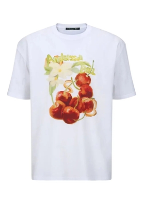 Andersson Bell fruit-print t-shirt - White