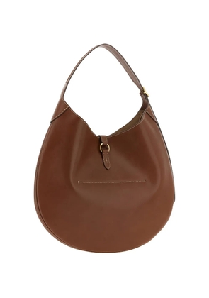 Polo Ralph Lauren Polo Id leather shoulder bag - Brown
