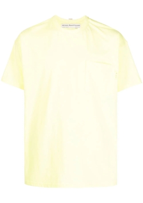 Advisory Board Crystals patch-pocket short-sleeve T-shirt - Yellow