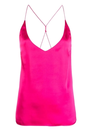 Blanca Vita spaghetti-strap satin camisole - Pink