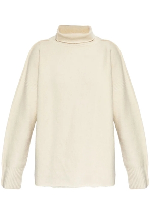 Issey Miyake roll-neck sweater - Neutrals