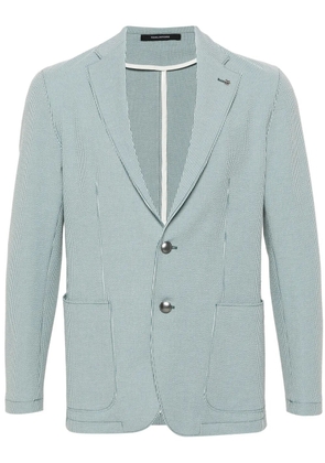 Tagliatore striped single-breasted blazer - Green