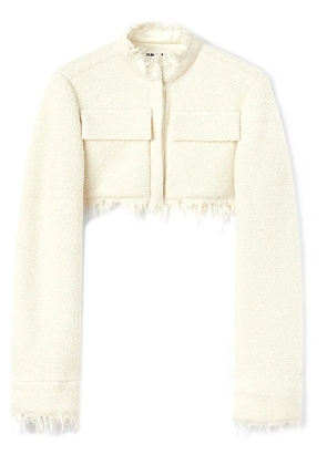 Jil Sander cropped jacket - White