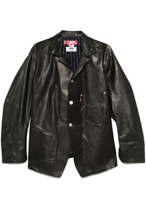 Junya Watanabe MAN x Levis leather jacket - Black