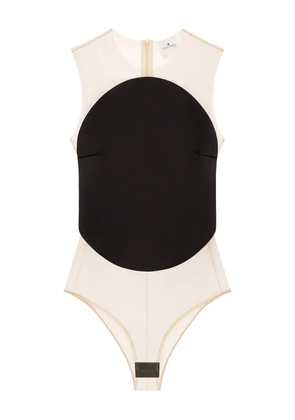 Courrèges asymmetrical bodysuit - Black
