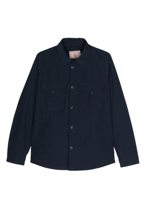Baracuta textured cotton shirt jacket - Blue
