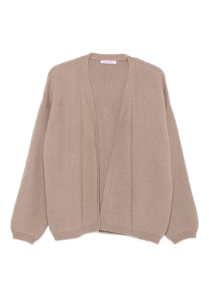Liska balloon-sleeve cardigan - Neutrals