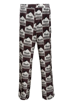 RHUDE Moonlight trousers - Red