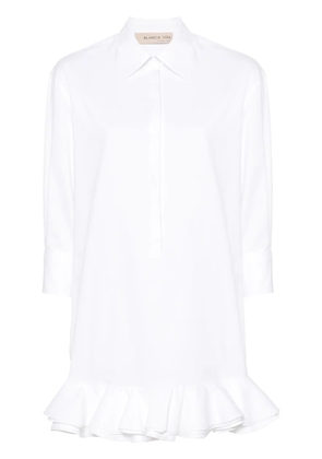 Blanca Vita Acaly ruffle-detail dress - White
