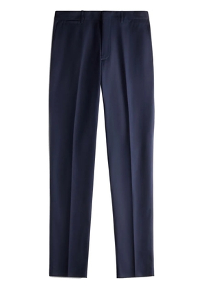 Tod's pressed-crease tapered trousers - Blue