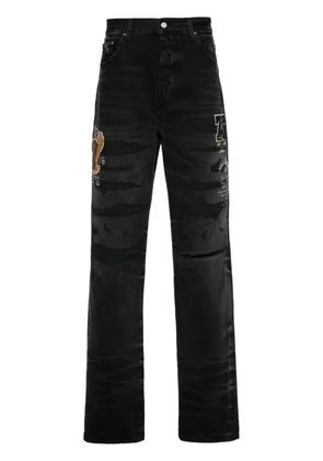 AMIRI Varsity straigh-leg jeans - Black
