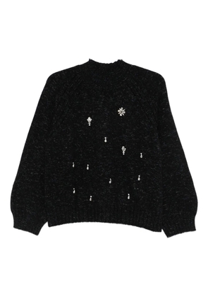 SOLOTRE embellished sweater - Black