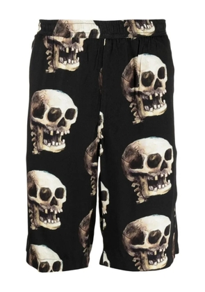 Endless Joy skull-print elasticated-waist shorts - Black