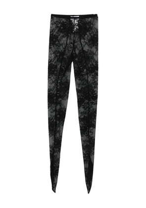 Giuseppe Di Morabito laced skinny trousers - Black