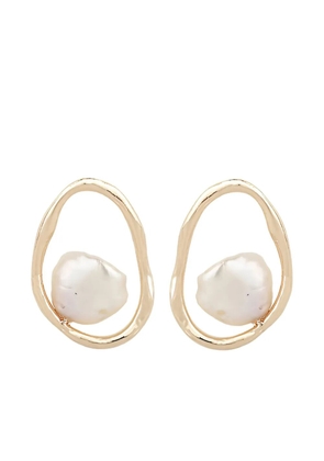 ATELIER MON Grecian Goddess pearl earrings - Gold