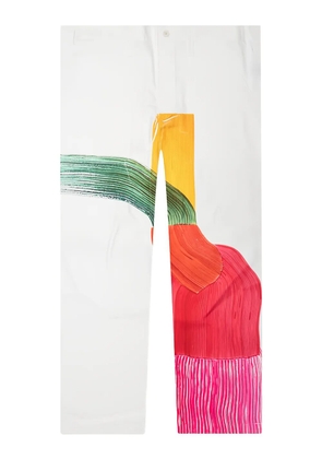 Homme Plissé Issey Miyake graphic-print trousers - Pink