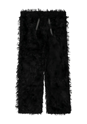 Needles textured ribbon-tie trousers - Black