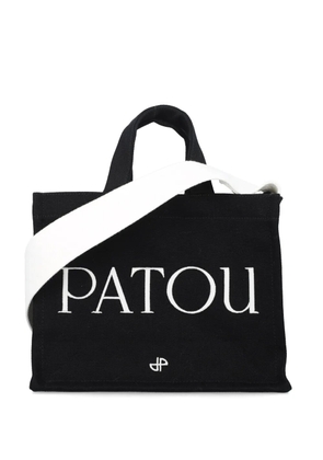 Patou small Patou canvas tote bag - Black