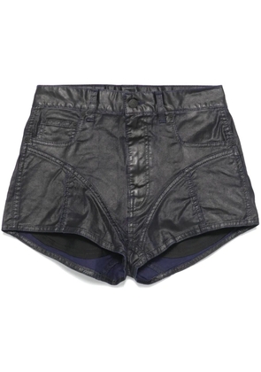 Mugler denim shorts - Blue