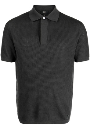 Dunhill meshed cotton polo shirt - Grey