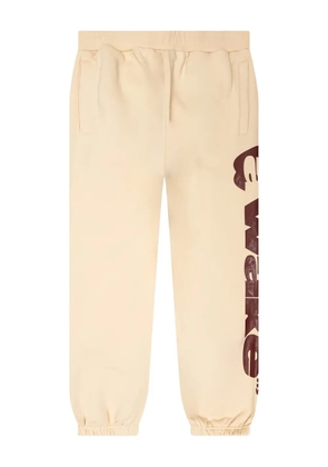 Awake NY apple-print drawstring track pants - Neutrals