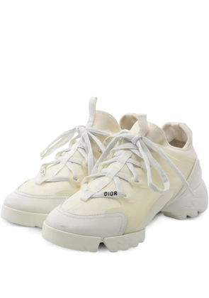 Christian Dior Pre-Owned 2000s D-Connect lace-up sneakers - White