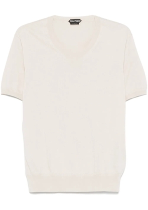 TOM FORD cotton T-shirt - Neutrals