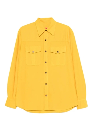 Isaia chest-pocket shirt - Yellow