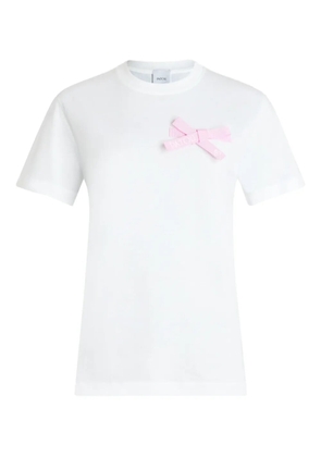 Patou bow-embellished T-shirt - White