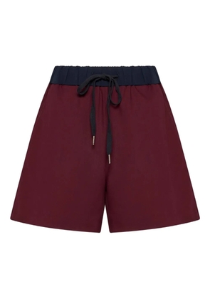 Blanca Vita drawstring shorts - Red