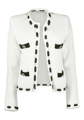 L'Agence Astor cardigan - White