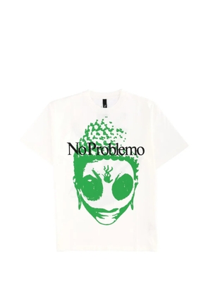 NO PROBLEMO graphic-print T-shirt - White