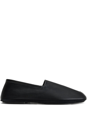 LEMAIRE slip-on square-toe loafers - Black