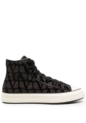 Valentino Garavani Tootaloop logo-print hi-top sneakers - Black