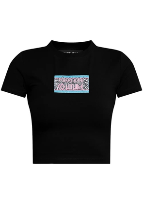 Versace Jeans Couture logo-patch T-shirt - Black