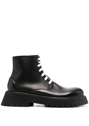 Marsèll Micarro leather combat boots - Black