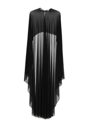 Atu Body Couture semi-sheer cape - Black