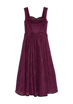 MIAU by Clara Rotescu Hyacinth midi dress - Purple