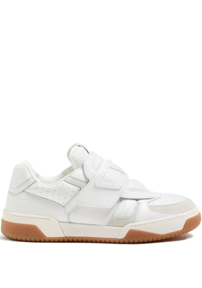 Valentino Garavani perforated strap sneakers - White