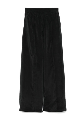 Another Tomorrow drawstring trousers - Black