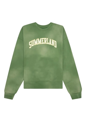 Nahmias Summerland Collegiate crew-neck sweatshirt - Green