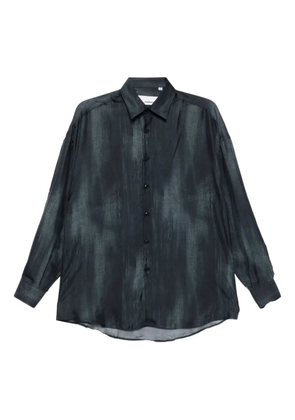 Costumein abstract-print long-sleeve shirt - Blue